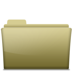 Brown Folder Icon 256x256 png